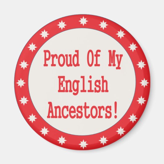 Groep van mijn Engelse voorouders Magneet (Voorkant)