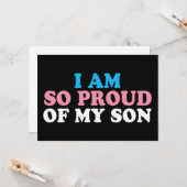 Groep van mijn ondersteunende moeder voor transgen kaart (Voorkant / Achterkant in situ)