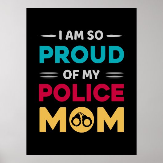 Groep van mijn politiemam poster (Voorkant)