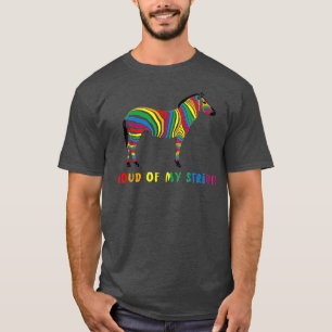 Groep van mijn Stripes Zebra LGB Pride Gay CSD Rai T-shirt