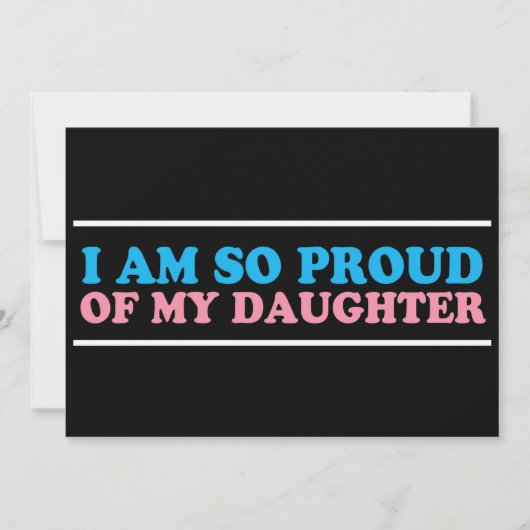 Groep van mijn transgenderdochter moeder vader oud kaart (Voorkant)