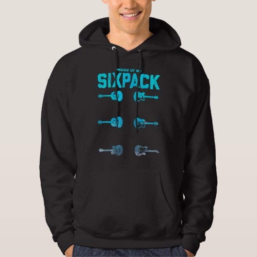 Groep van mijn zes-pak gitarist hoodie (Voorkant)