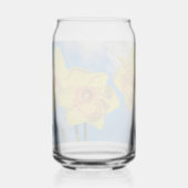 Groep van narcissen gouden medaille bloemen blikvorm glas (Voorkant)