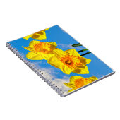 Groep van narcissen gouden medaille bloemen notitieboek (Rechterzijde)