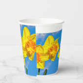 Groep van narcissen gouden medaille bloemen papieren bekers (Links)