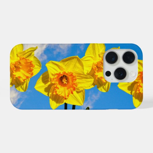 Groep van narcissen Gouden Medaille bloemen Telefo iPhone Hoesje (Achterkant horizontaal)