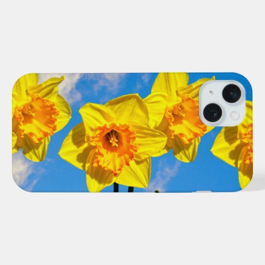 Groep van narcissen Gouden Medaille bloemen Telefo iPhone Hoesje (Achterkant horizontaal)
