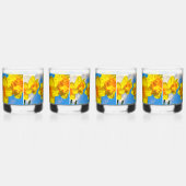 Groep van narcissen gouden medaille bloemen whisky glas (Rechts)
