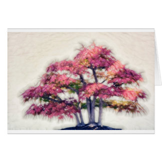 Groep van Painterly Bonsai Maple Trees