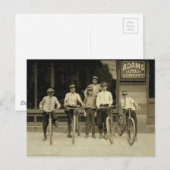 Groep van postbezorgers in Norfolk, Va. Briefkaart (Voorkant / Achterkant)