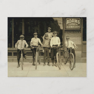 Groep van postbezorgers in Norfolk, Va. Briefkaart