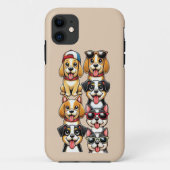 Groep van Puppies Case-Mate iPhone Case (Achterkant)