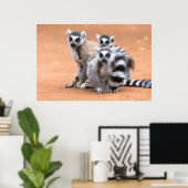 Groep van ringvormige mazen poster (Thuiskantoor)