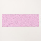 Groep van  schoppen van roze Stippen Yogamat (Achterkant (horizontaal))