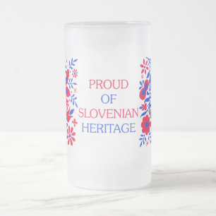 Groep van Sloveense erfgoedMok Matglas Bierpul