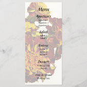 Groep van verschillende soorten Marigolds Menu (Voorkant)