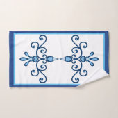 Groep van vier Blauwe vogels of liefdesvogels Bad Handdoek (Handdoek)