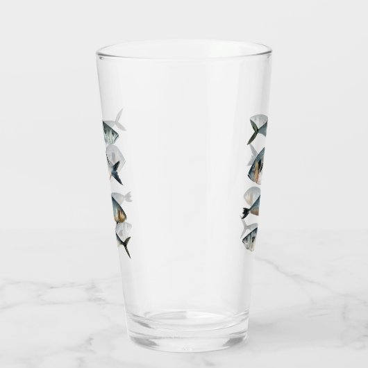 Groep van vier vissen glas (Rechts)