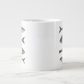 Groep van vier vissen grote koffiekop (Voorkant)