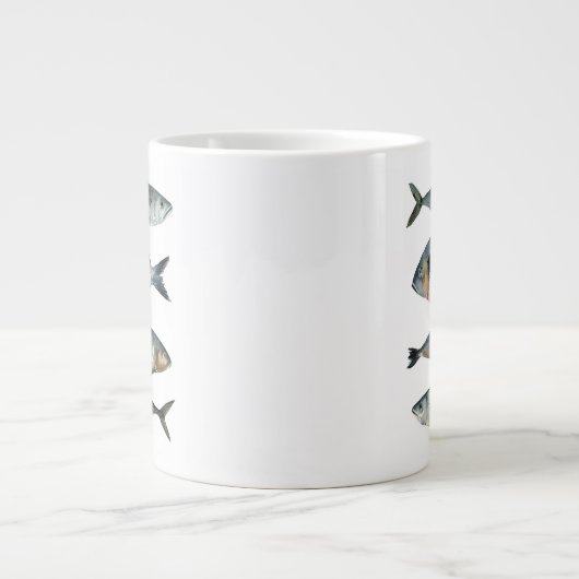 Groep van vier vissen grote koffiekop (Voorkant)