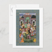 Groep van Whirling Dervishes, van de Grote Levende Briefkaart (Voorkant / Achterkant)