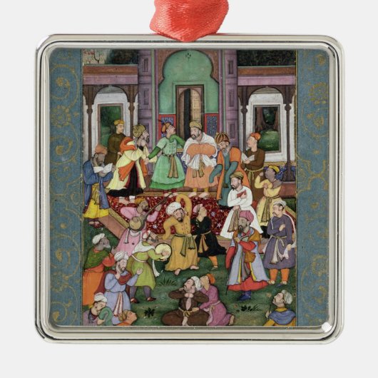 Groep van Whirling Dervishes, van de Grote Levende Metalen Ornament (Voorkant)