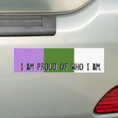Groep van wie ik ben - GQ-vlag bumpersticker (Op auto)