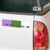 Groep van wie ik ben - GQ-vlag bumpersticker (Op Truck)