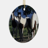 Groep verf paarden keramisch ornament (Rechts)