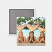 Groep voor het strand magneet (Voorkant / Achterkant)