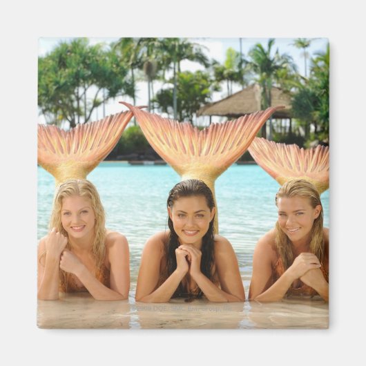 Groep voor het strand magneet (Voorkant)