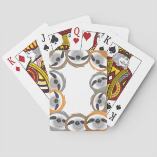 Groep Vriendelijke Sloten Pokerkaarten