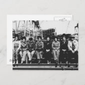 Groep vrouwenbeschermers tijdens de Tweede Wereldo Briefkaart (Voorkant / Achterkant)