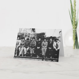 Groep vrouwenbeschermers tijdens de Tweede Wereldo Kaart