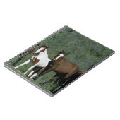 Groep Wilde Mustangpaarden Notitieboek (Linkerzijde)