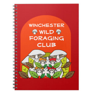 groep wilde voedergewassen notitieboek