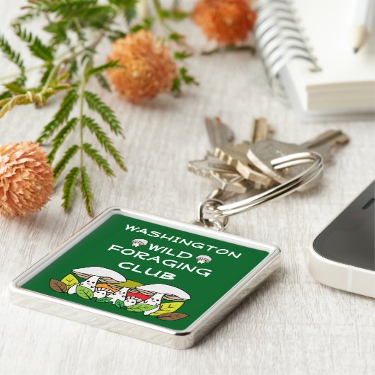 groep wilde voedergewassen sleutelhanger (Zijkant)