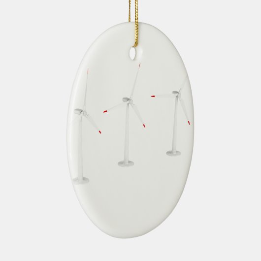 Groep windturbines keramisch ornament (Rechts)