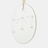 Groep windturbines keramisch ornament (Links)