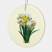 Groep Witte Daffodils Keramisch Ornament (Links)