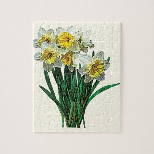 Groep Witte Daffodils Legpuzzel (Verticaal)