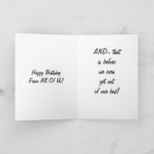 GROEP WORDT GRAPPIG MET "OVER THE HILL" BENDE KAART (Binnen)