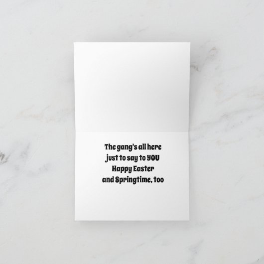 *GROEP ZEGT* EENVOUDIGER/SPRINGTIME TE KAART (Binnen)