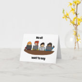 *GROEP ZEGT* HAPPY BIRTHDAY VOOR U! KAART (Gele Bloem)