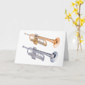 GROEP ZEGT "TOOT YOUR HORN" VERJAARDAG KAART (Gele Bloem)