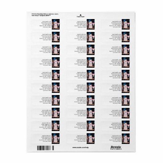 Groep zittende katten in de ruimte etiket (Full Sheet)