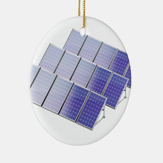 Groep zonnepanelen keramisch ornament (Rechts)