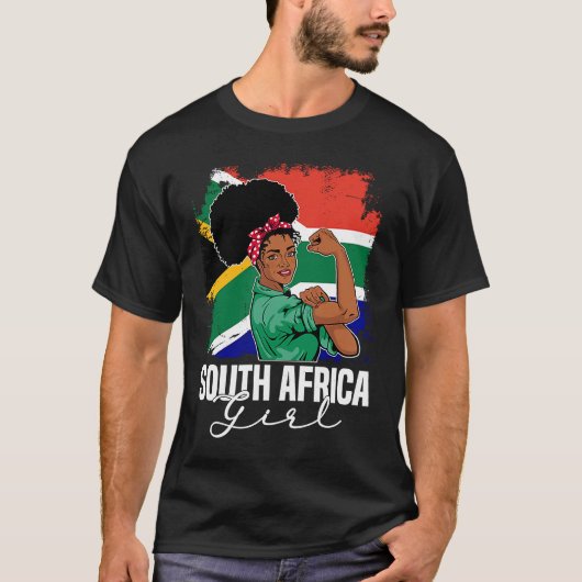 Groep Zuid-Afrika Roots Zuid-Afrikaans BHM A T-shirt (Voorkant)