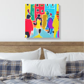 Groepen Canvas Afdruk (Insitu (Slaapkamer))