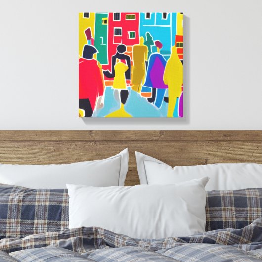 Groepen Canvas Afdruk (Insitu (Slaapkamer))